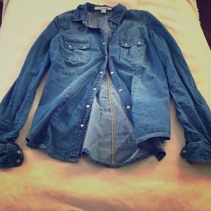 Denim blouse